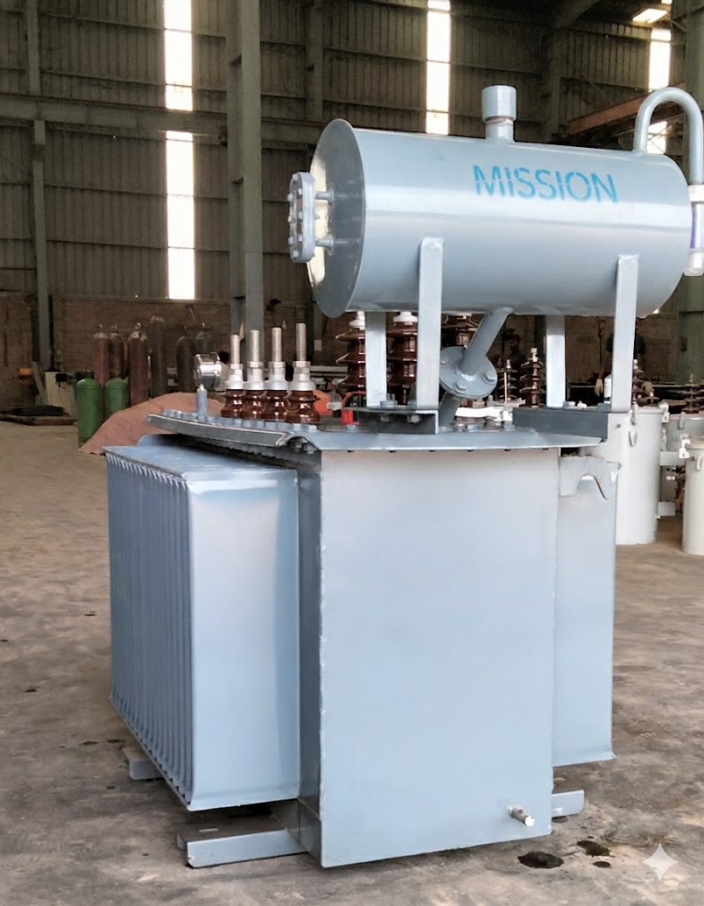 Three-Phase Transformer (Industrial View)